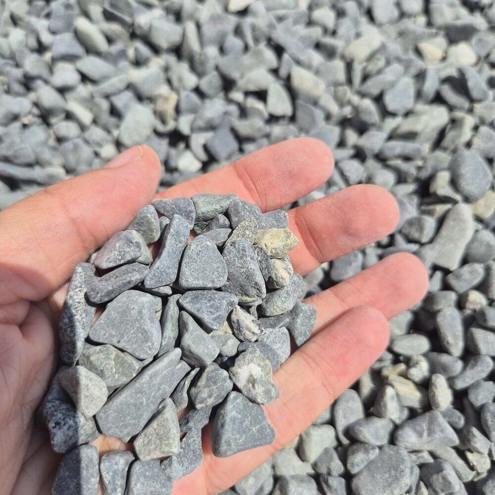 Black Decorative Stones 0–1 cm for Stone Carpet 20 kg