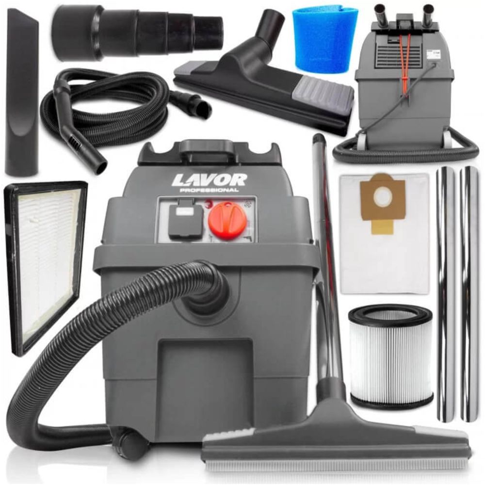 Професионална прахосмукачка LAVOR Pro Worker EM 30 л, 1400 W, автоматично почистване на филтъра