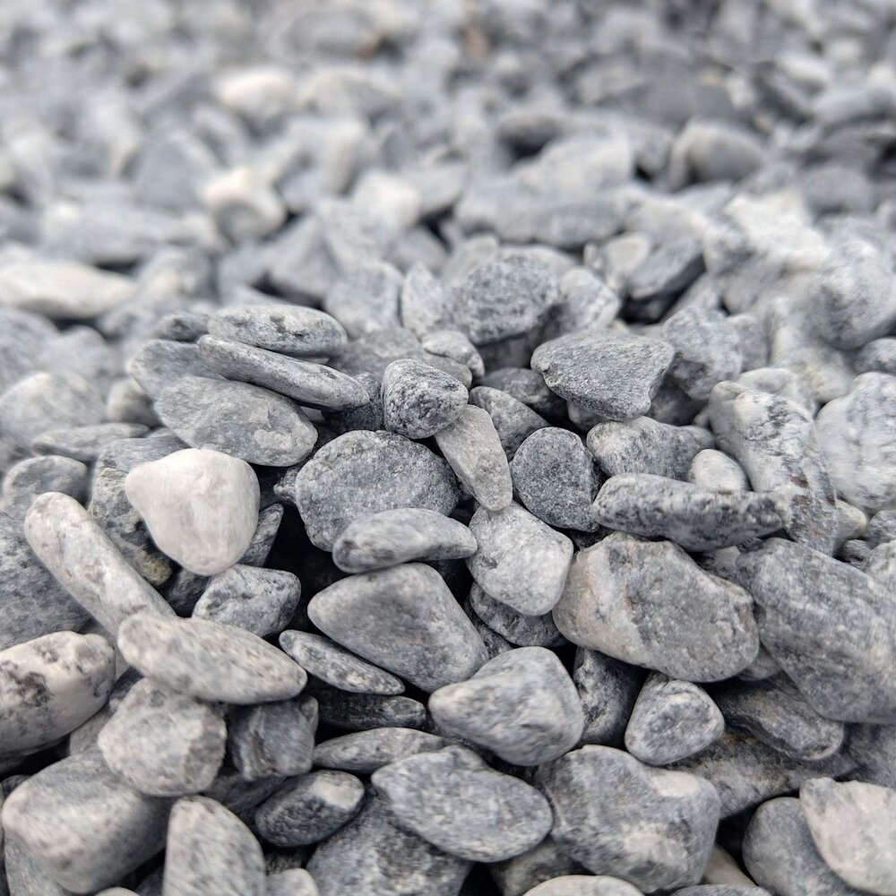 Silver Decorative Stones 1–3 / 3–6 / 6–10 cm, 20 kg