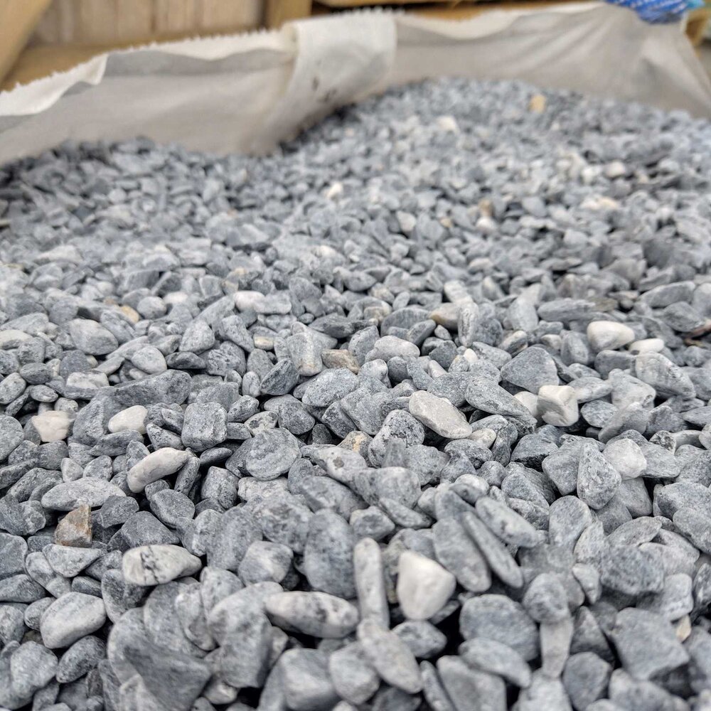 Silver Decorative Stones 1–3 / 3–6 / 6–10 cm, 20 kg