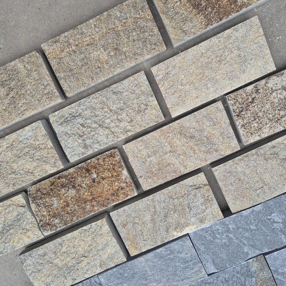 Homa Gneiss Pavers 20×10×2–3 cm, Machine-Cut