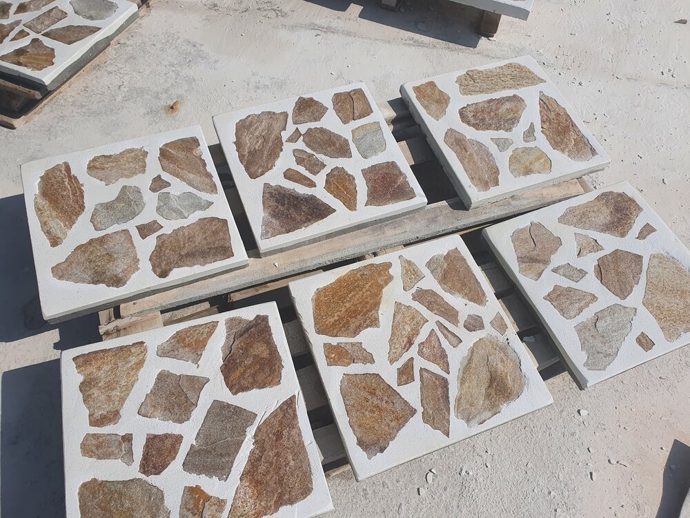 Sand-Gold White Standard Outdoor Paving Tile 40×40×4 cm – Price per Piece