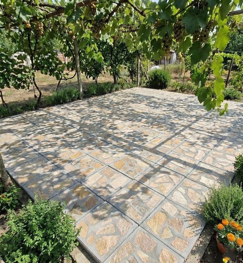Външна плочка Пясъчнозлатист Стандарт 40×40×4 см – цена/бр.