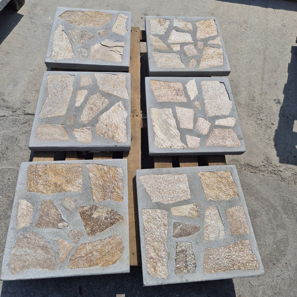 Sand-Gold Standard Outdoor Paving Tile 40×40×4 cm – Price per Piece