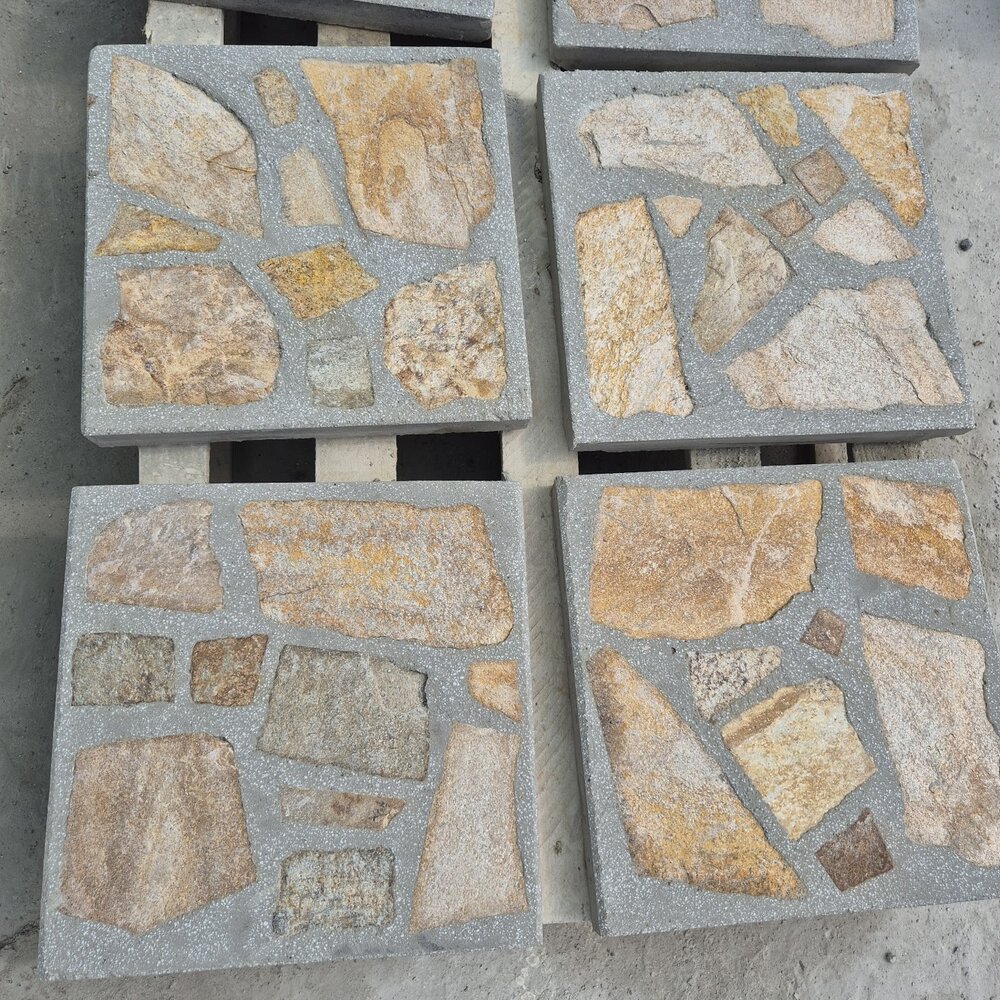 Sand-Gold Standard Outdoor Paving Tile 40×40×4 cm – Price per Piece