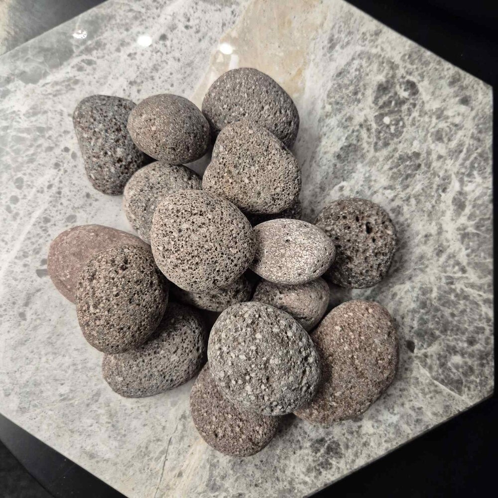 Red Lava Decorative Stones 3–6 cm, 20 kg