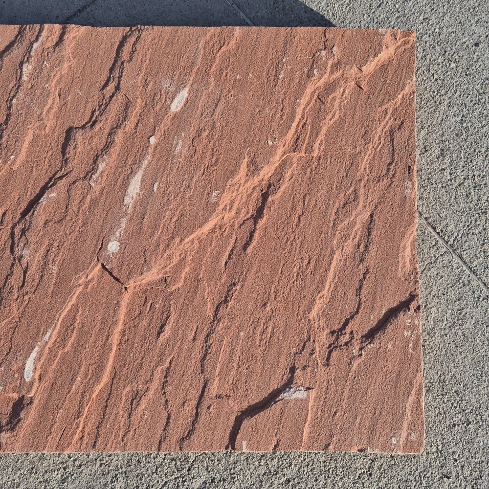 Red Sandstone Garden Stepping Stone 60×40×3 cm – Price per Piece