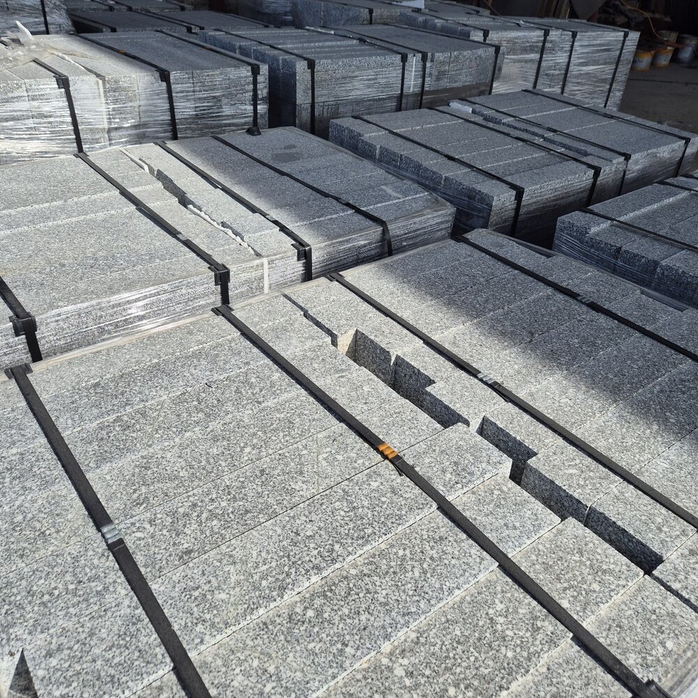 Hera Grey Granite Kerb 10×15×40–80 cm, No Bevel