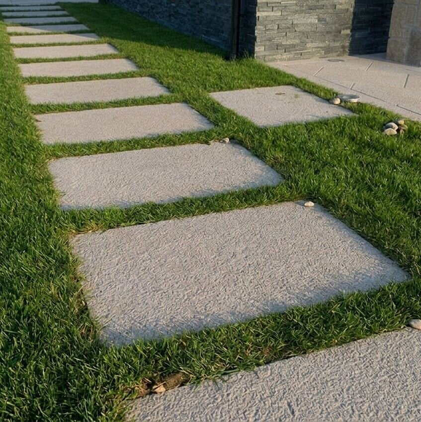 Helios Granite Garden Step 60×40×2.5 cm, Flamed Finish