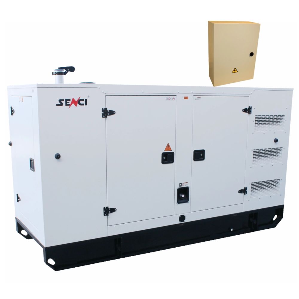 Шумоизолиран дизелов генератор SENCI SCDE 162i-YCS, 130 kW / 162 kVA, 400/230 V, ATS