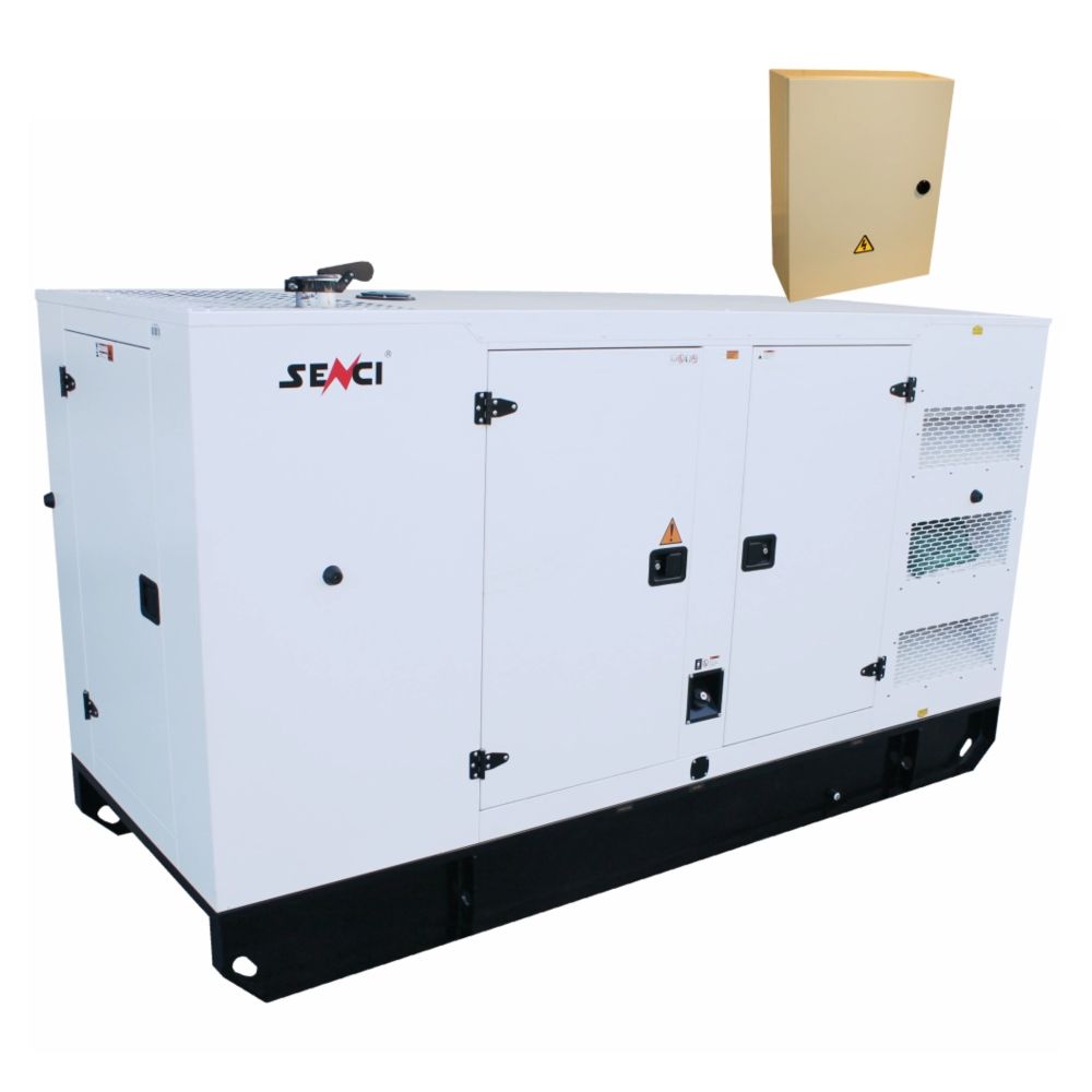 Шумоизолиран дизелов генератор SENCI SCDE 187i-YCS, 150 kW / 187 kVA, 400/230 V, ATS