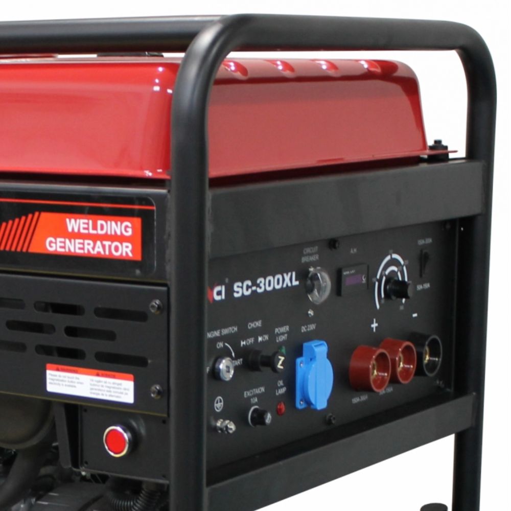 Бензинов заваръчен генератор SENCI SC-300XL, 3.5 kW, 230 V, 50–300 A, AVR