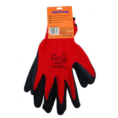 Latex Wrinkled Coated Safety Work Gloves for Gardening Household