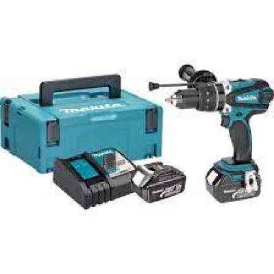Акумулаторен ударен винтоверт Makita 18v, 91 / DHP458RFJ