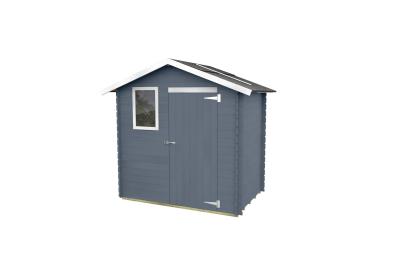 Garden house Alce Bh16 Livia 198x130 cm PSC+F pefc grey coloured