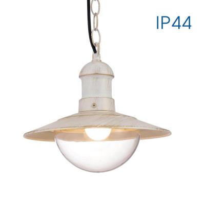 Фенер RIVIERA H010 бял IP44, E27, външен висящ