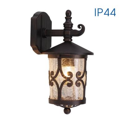 Фенер JARDIN ∙ WD008 ∙ кафе ∙ IP44 – Стенен градински фенер с горен носач