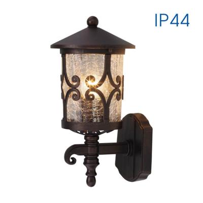 Фенер JARDIN ∙ WU008 ∙ кафе ∙ IP44 – Стенен градински фенер с долен носач