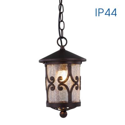 Фенер JARDIN ∙ H008 ∙ кафе ∙ IP44 – Висящ градински фенер с пендел