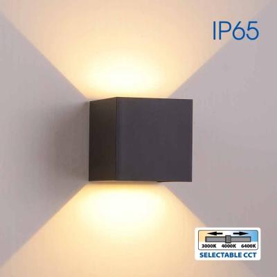 Фасадно осветително тяло STARK LED 2x3W – черен, CCT, 3000K-4000K-6400K, IP65 | Vivalux