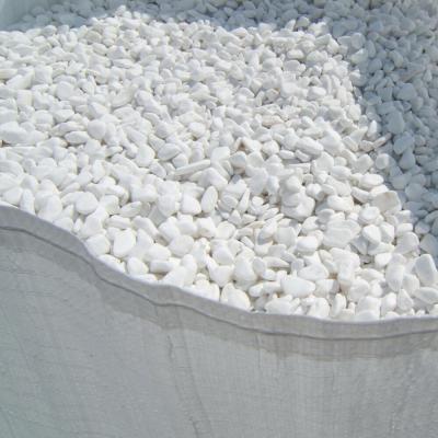 White Decorative Marble Stones 1 Ton for Garden and Yard