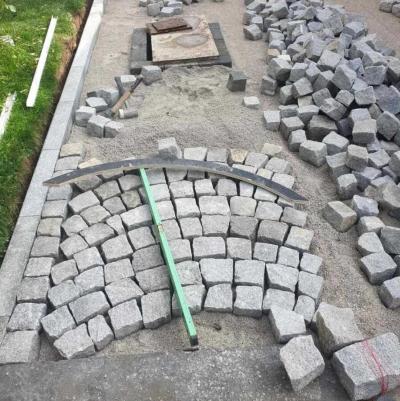 Grey Split Granite Setts 10 x 10 x 10 cm - 1 Ton