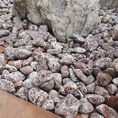 Red Decorative Marble Stones 20 kg for Garden and Yard