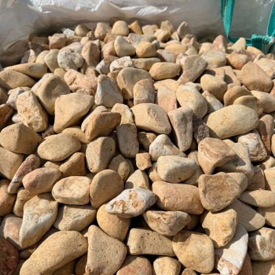 Beige Decorative Sandstone Pebbles 1 Ton for Garden and Yard