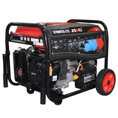 Бензинов трифазен генератор SENCI SC9000TEQ LITE, 7.5 kW, 230/400 V, 25 л, ел. стартер