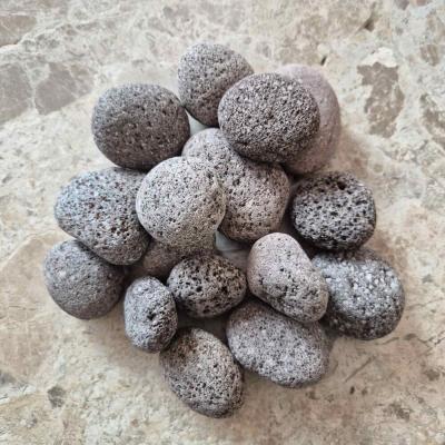Black Lava Decorative Stones 3–6 cm, 20 kg