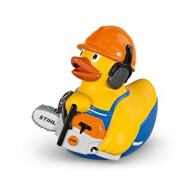 STIHL Rubber Duck with Chainsaw, 8 cm
