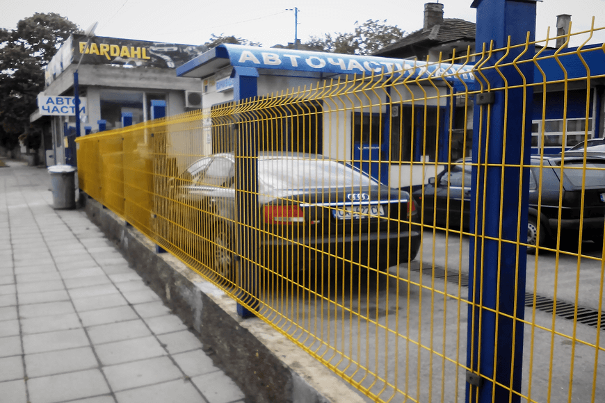 Fence panel RAL6005 100cm 2.5m, 3.8mm thickness