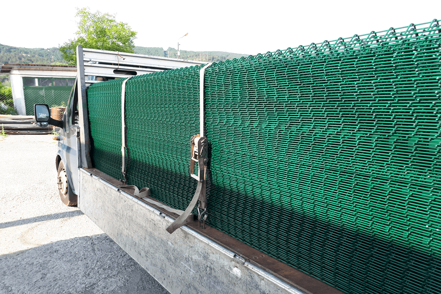 Fence panel RAL6005 100cm 2.5m, 3.8mm thickness