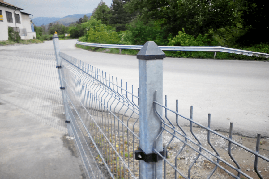 Fence panel RAL6005 100cm 2.5m, 3.8mm thickness