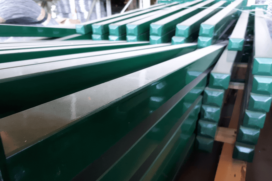 Fence metal peg, stake 1.2m 50x50mm, 1.6mm thick