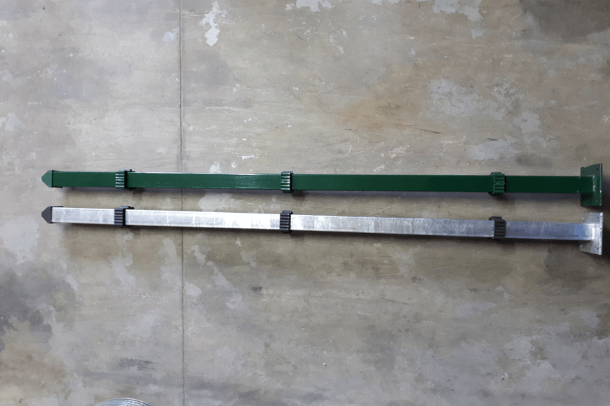 Fence metal peg, stake 1.2m 50x50mm, 1.6mm thick