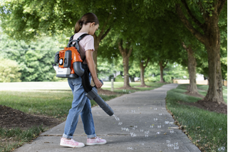 Toy Husqvarna 345BT Bubble Blower Leaf blower