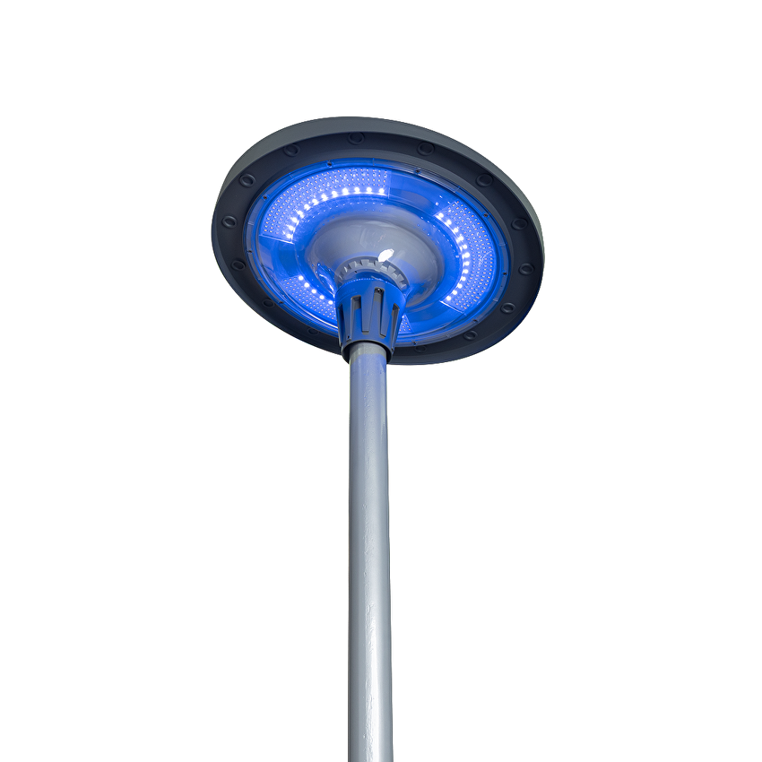 UltraLux Соларна LED лампа с дистанционно и Bluetooth управление 20W RGBW, IP65