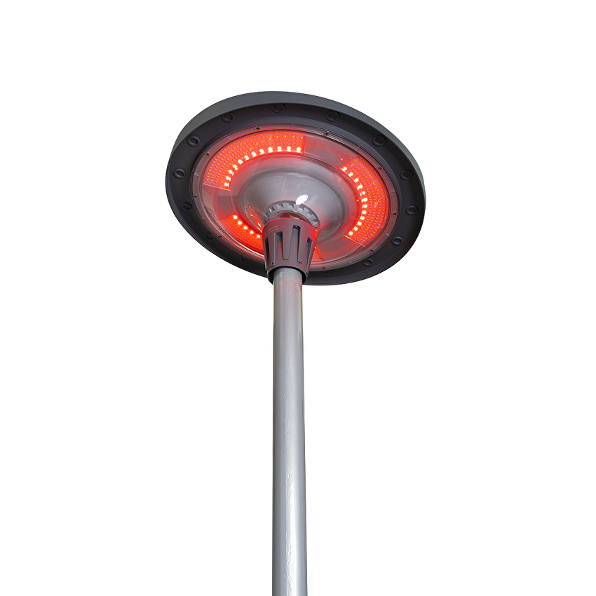 UltraLux Соларна LED лампа с дистанционно и Bluetooth управление 20W RGBW, IP65