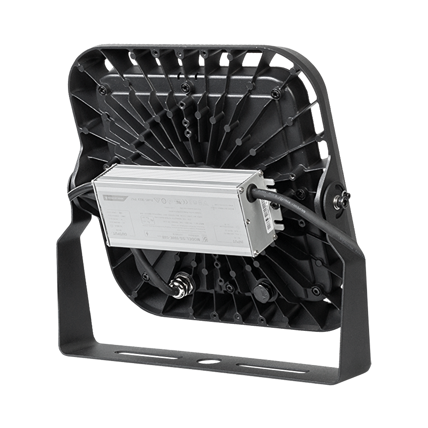 UltraLux Професионален LED прожектор димиращ 1–10 V DC, 100W, 5000K, 60°, IP66