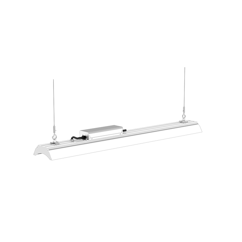 UltraLux LED линейно индустриално осветително тяло 100W, IP65, дифузер 2×25°