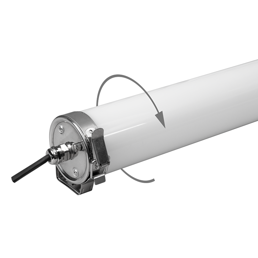 UltraLux LED цилиндрично индустриално осветително тяло 50W, IP69K, IK10
