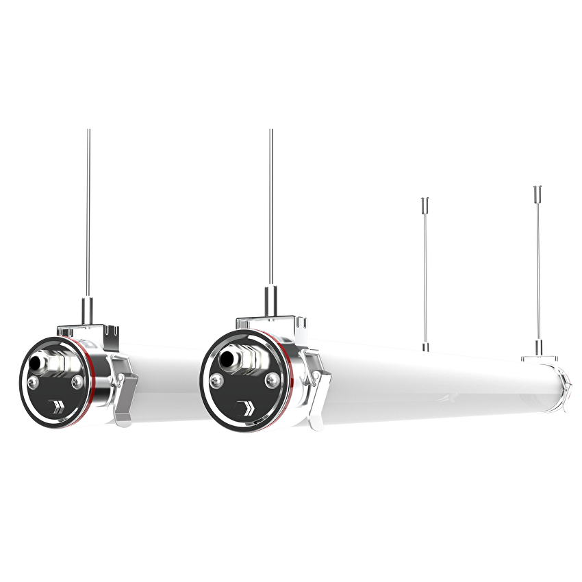 UltraLux LED цилиндрично индустриално осветително тяло 40W, IP69K, IK10
