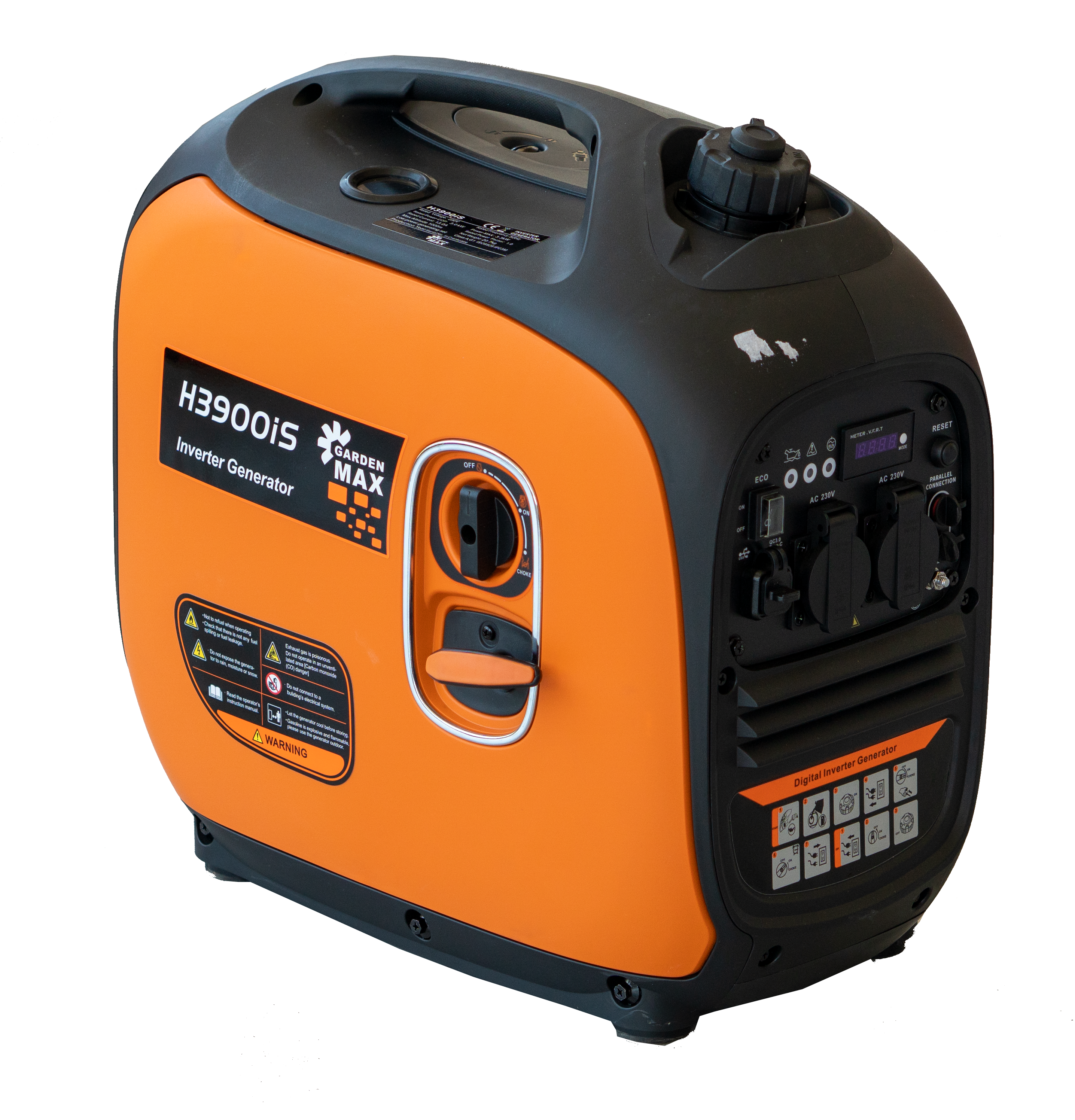 Инверторен бензинов генератор GardenMAX H3900iS 230 V 3.1 kW