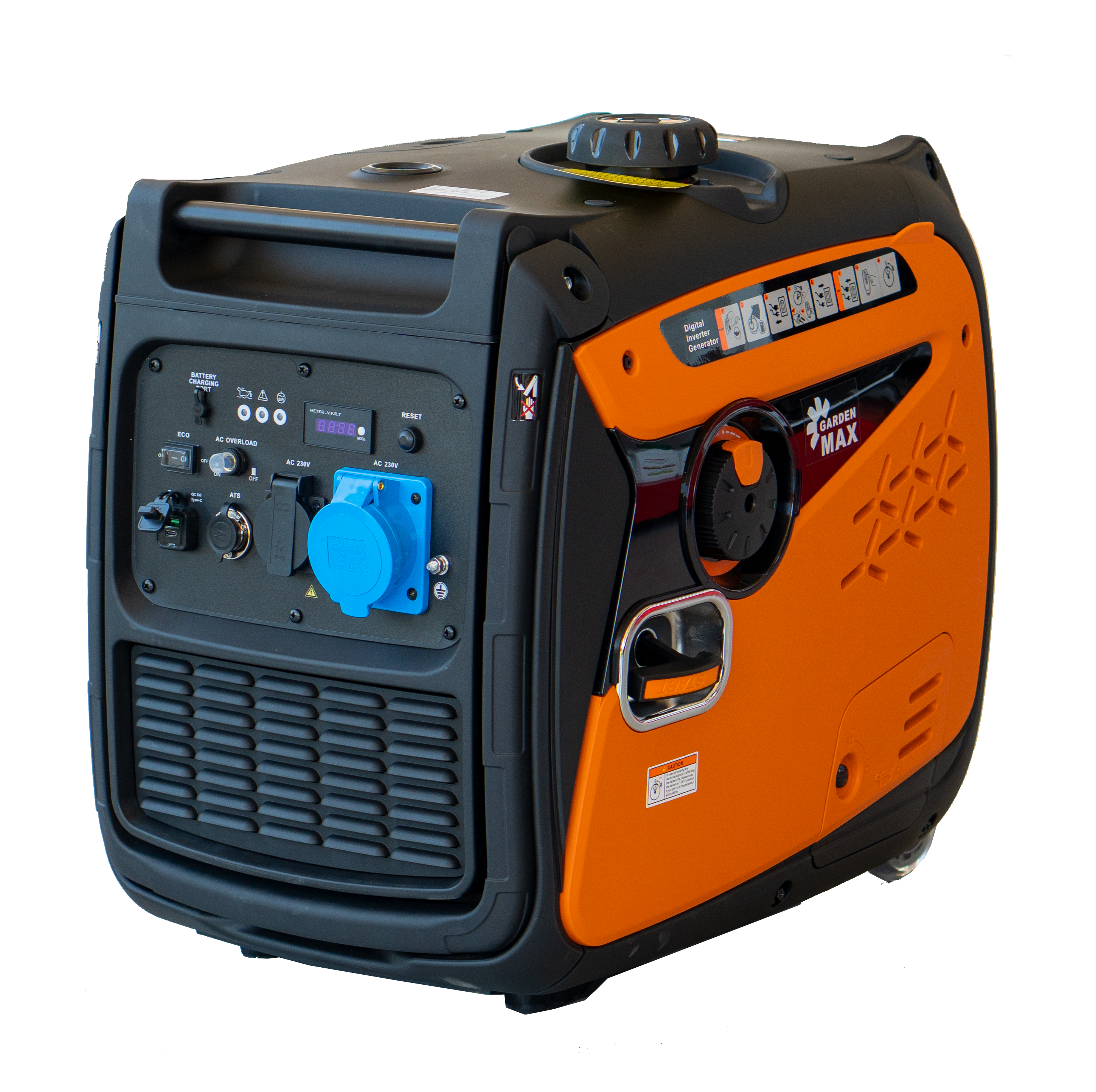 Инверторен бензинов генератор GardenMAX H6250iE 230 V 5.5 kW електрически старт ATS