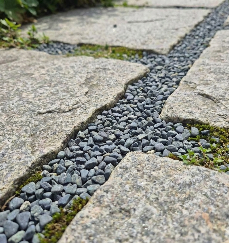 Black Decorative Stones 0–1 cm for Stone Carpet 20 kg