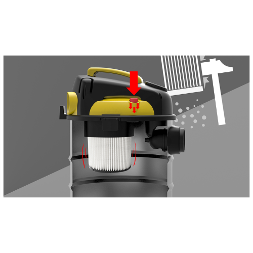 Прахосмукачка 4 в 1 LAVOR FREDDY 20 л, 1200 W за сухо, мокро почистване и пепел