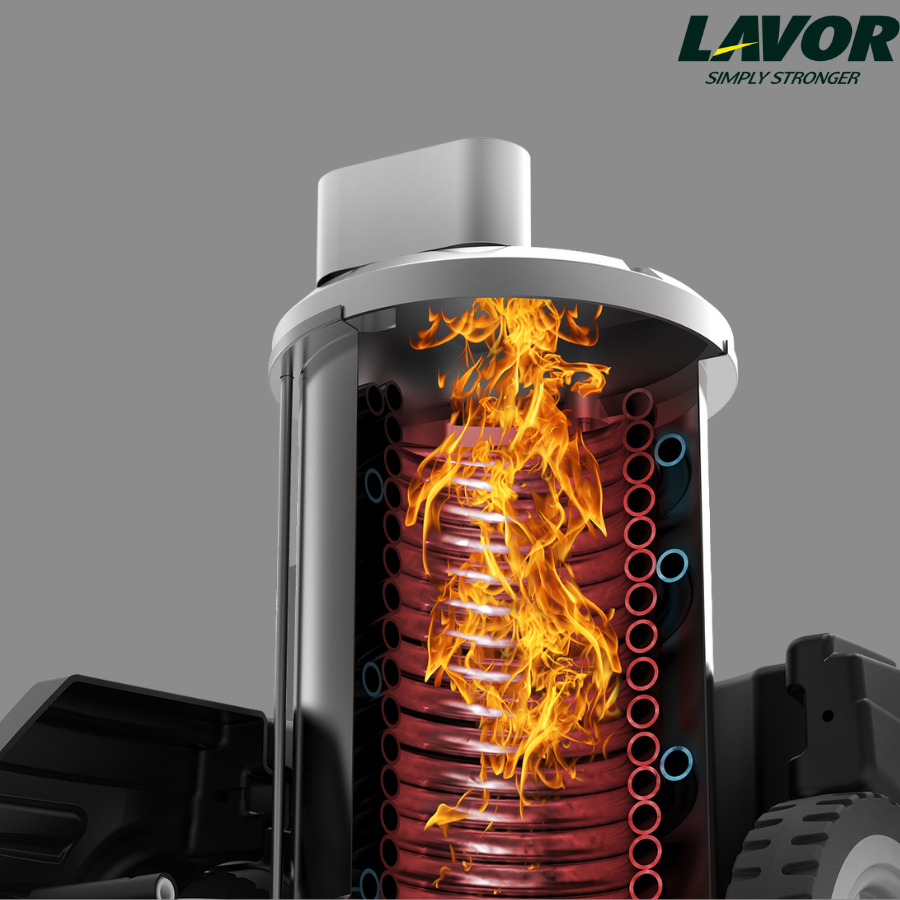 Професионална пароструйка LAVOR HLR 2015 LP, 200 bar, 900 л/ч, 7300 W