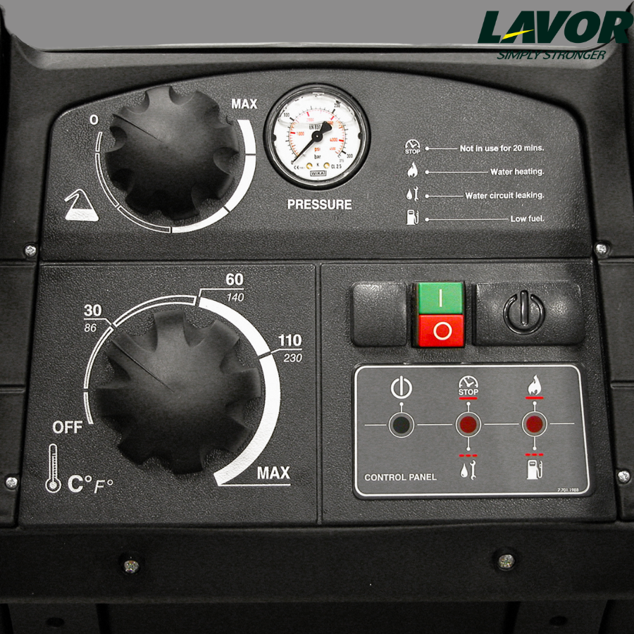 Професионална пароструйка LAVOR HLR 1515 LP, 150 bar, 900 л/ч, 5500 W
