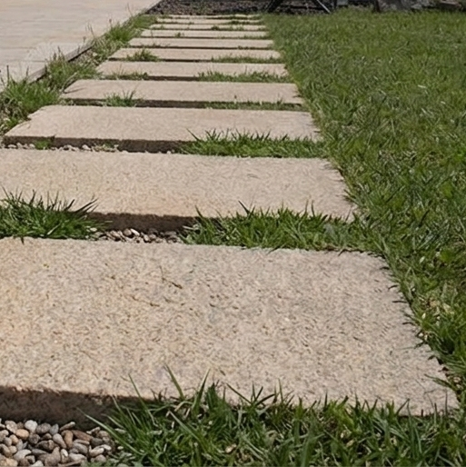 Helios Granite Garden Step 60×40×2.5 cm, Flamed Finish